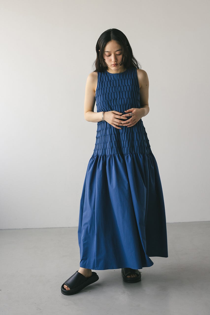 STYLEMIXER | クロシェドッキングティアードワンピース