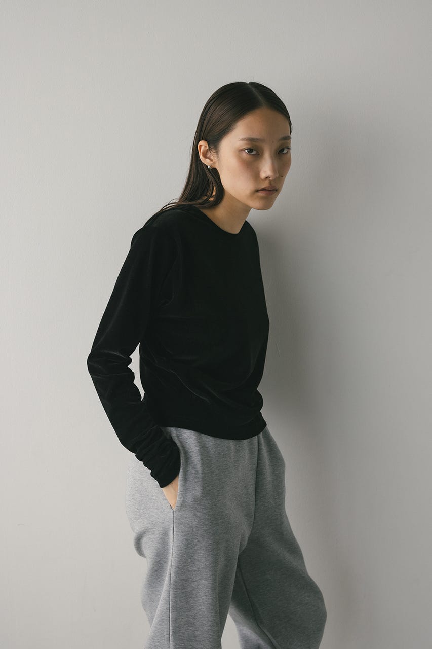 o project メッシュ 長袖 カットソー STYLEMIXER | メッシュベロアロンT (Tシャツ・カットソー(長袖