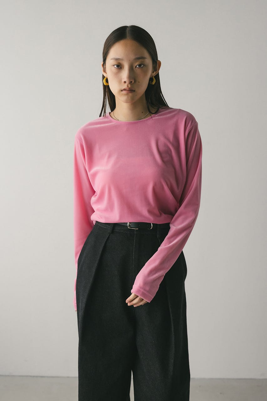STYLEMIXER | メッシュベロアロンT (Tシャツ・カットソー(長袖
