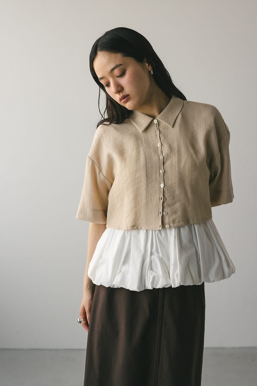 STYLEMIXER | バックオープンワッシャーシャツ (シャツ