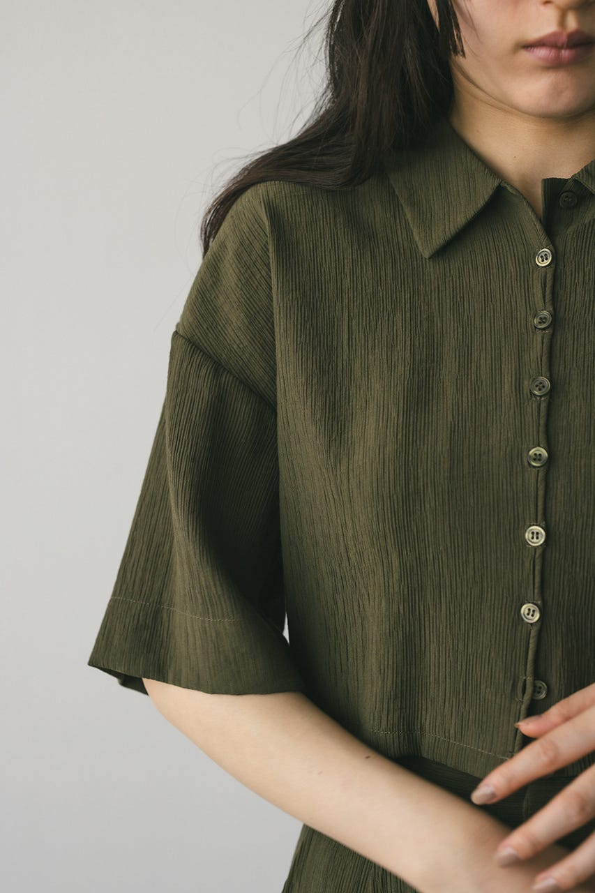 STYLEMIXER | バックオープンワッシャーシャツ (シャツ