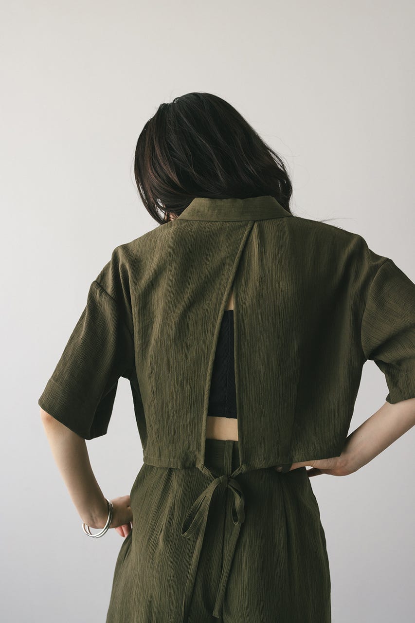 STYLEMIXER | バックオープンワッシャーシャツ (シャツ