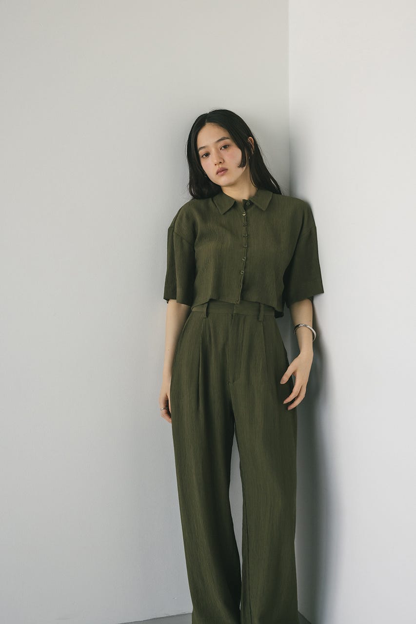 ブラウス シャツ バックオープンワッシャーシャツ レディース STYLEMIXER | バックオープンワッシャーシャツ (シャツ