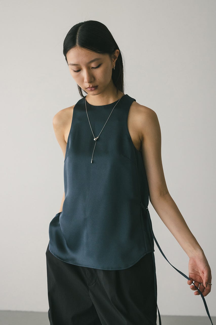 サテンアメスリタンクトップ GRY FREE