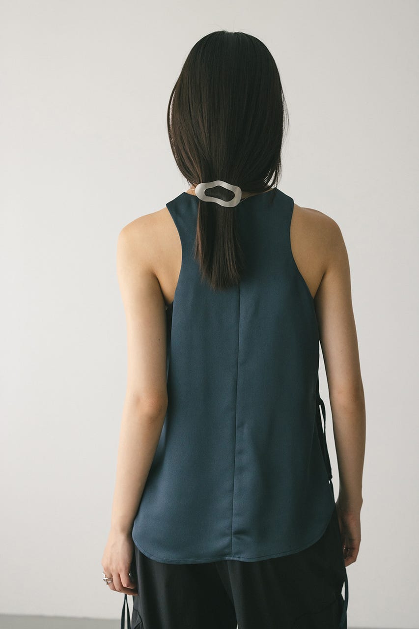 サテンアメスリタンクトップ GRY FREE