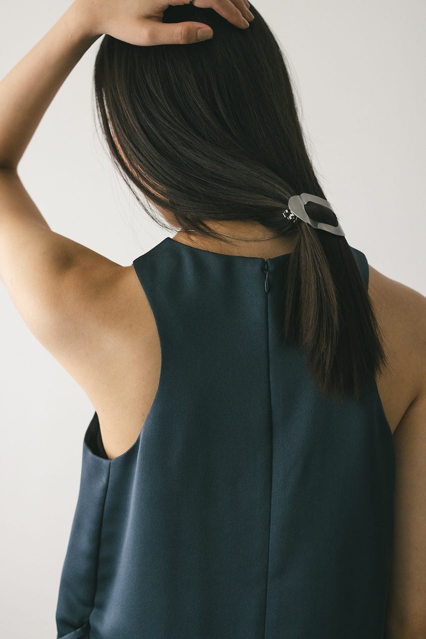サテンアメスリタンクトップ GRY FREE