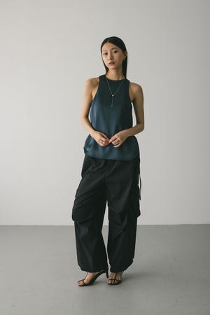 サテンアメスリタンクトップ