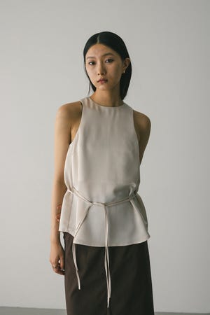 サテンアメスリタンクトップ