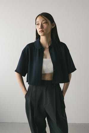 サークルカラーサテンショートシャツ