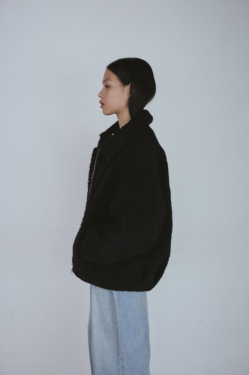 ボアブルゾン BLK FREE