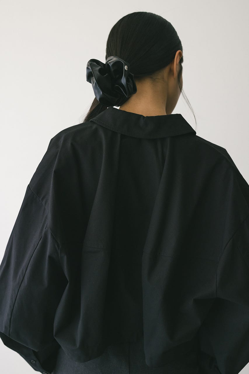 フォルムショートシャツ BLK FREE