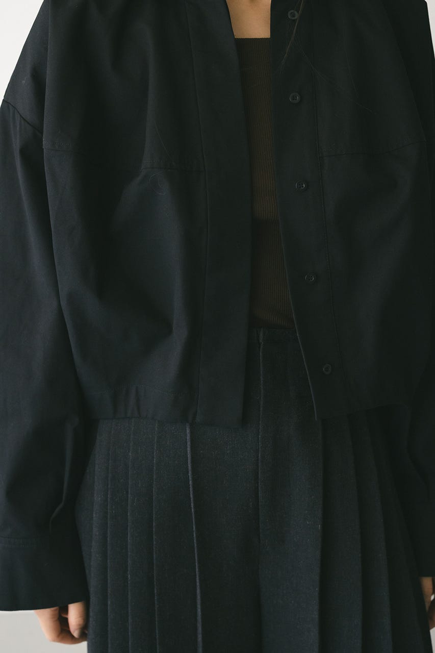 フォルムショートシャツ BLK FREE