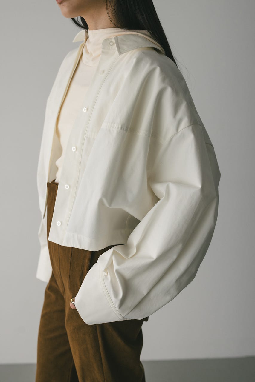 フォルムショートシャツ WHT FREE