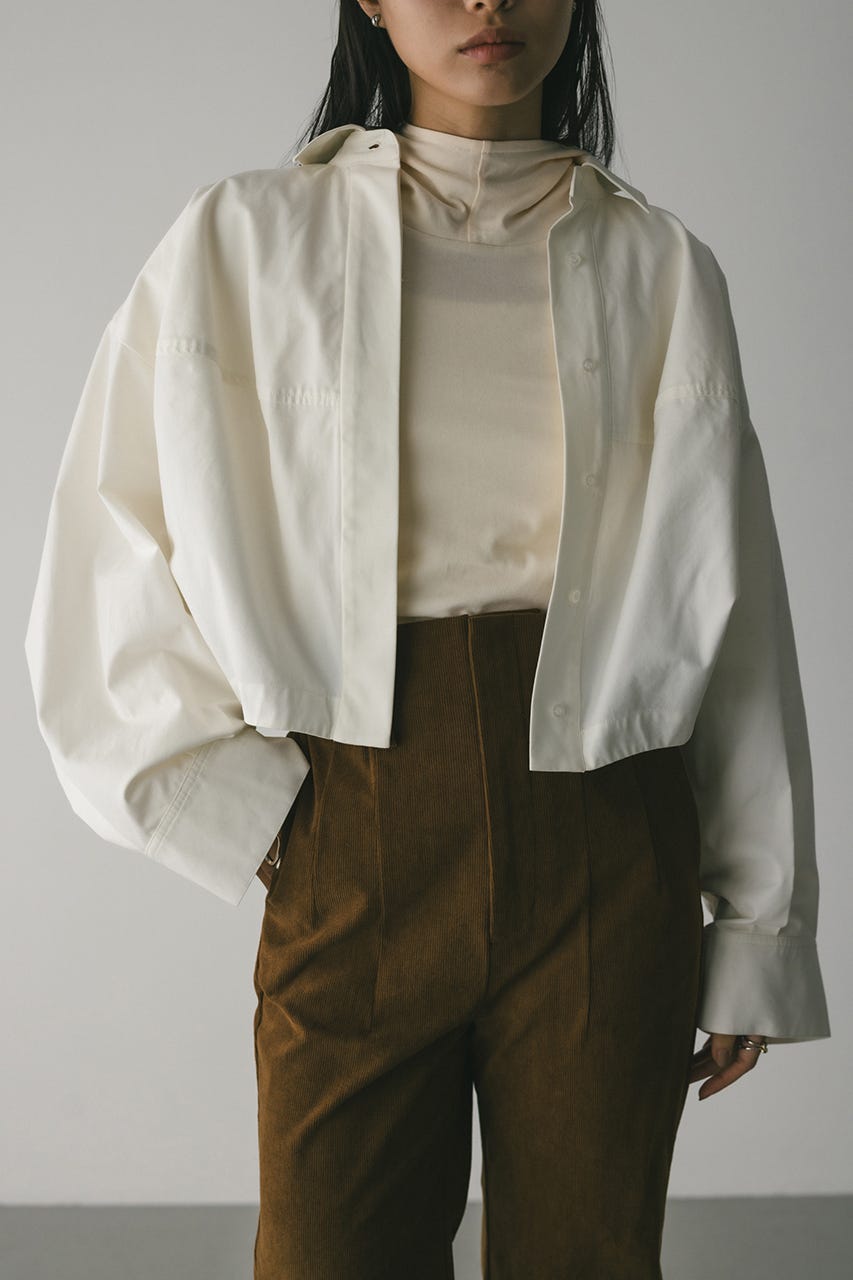 フォルムショートシャツ WHT FREE