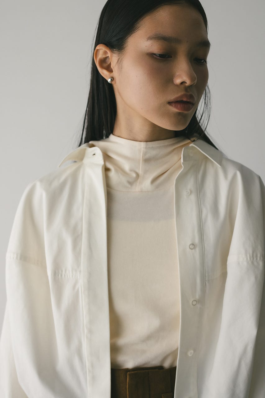 フォルムショートシャツ WHT FREE