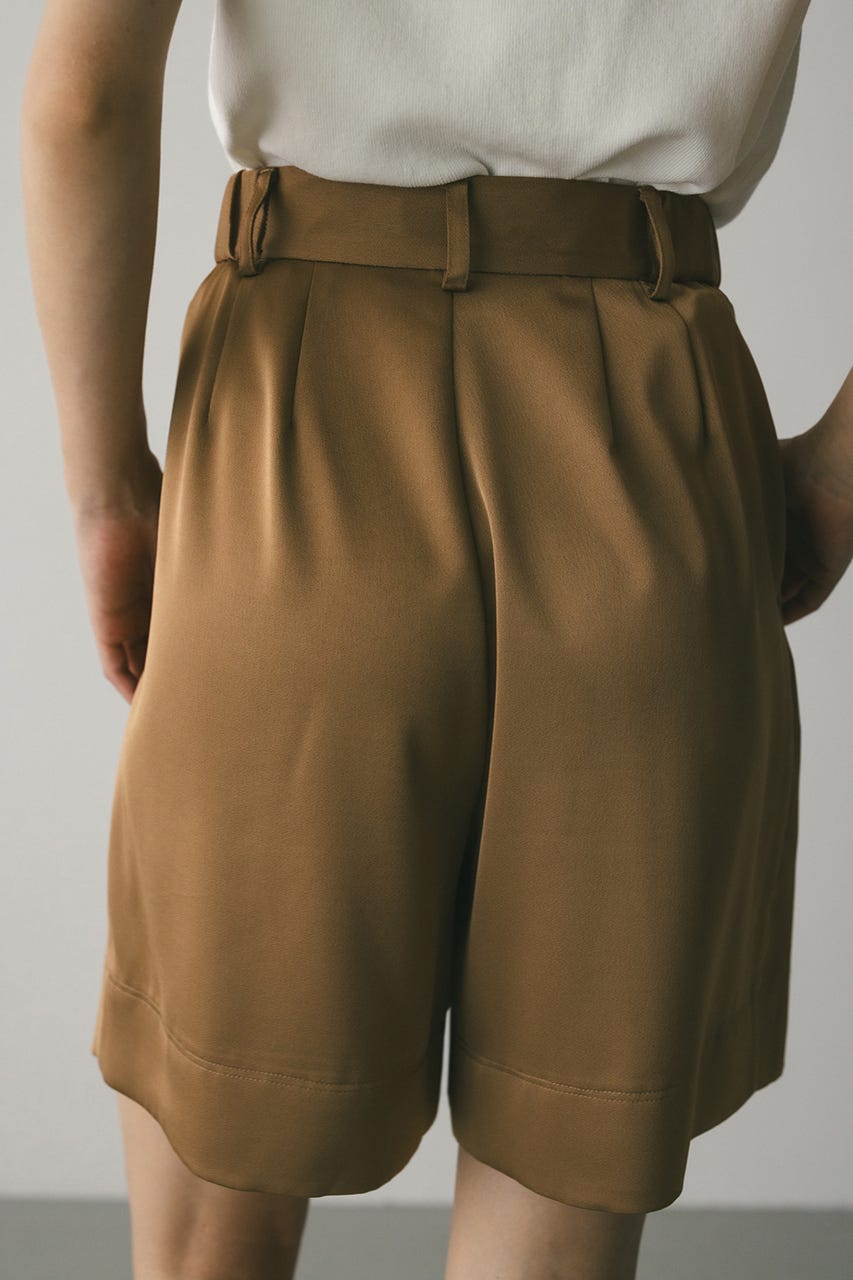 サテンショートパンツ セール】レースポイントサテンショートパンツ（その他パンツ