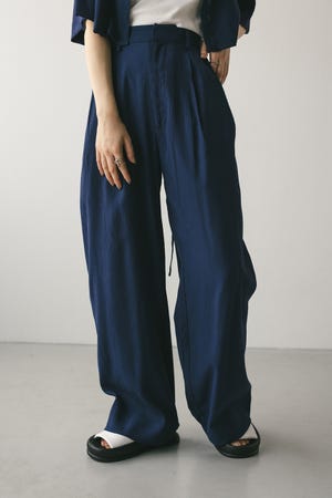 ワッシャーツータックパンツ