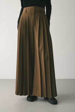 メランジタックワイドパンツ