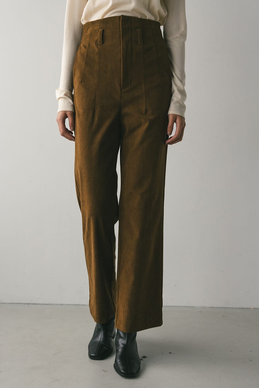 コーデュロイセミフレアパンツ CAM M