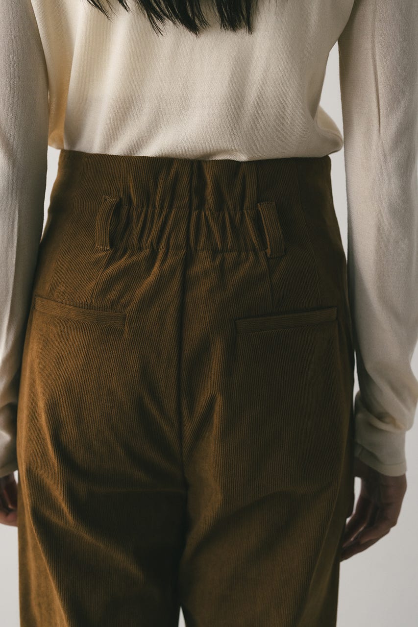 コーデュロイセミフレアパンツ CAM M