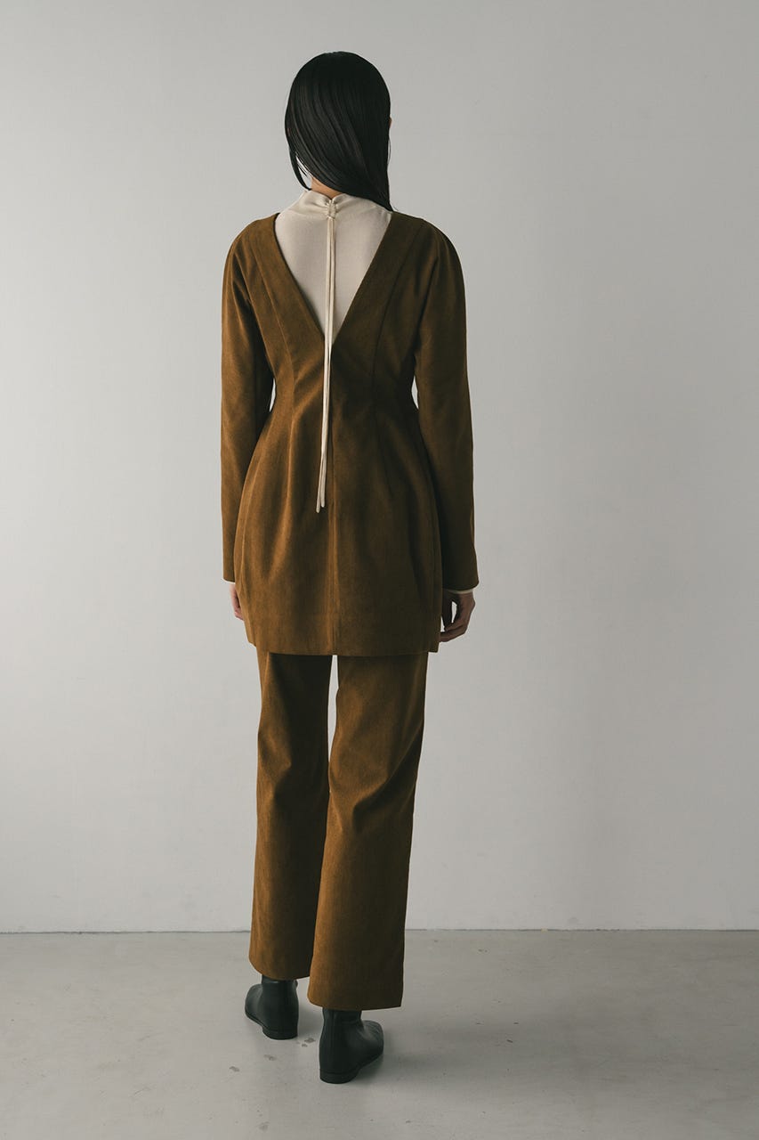 コーデュロイセミフレアパンツ CAM M