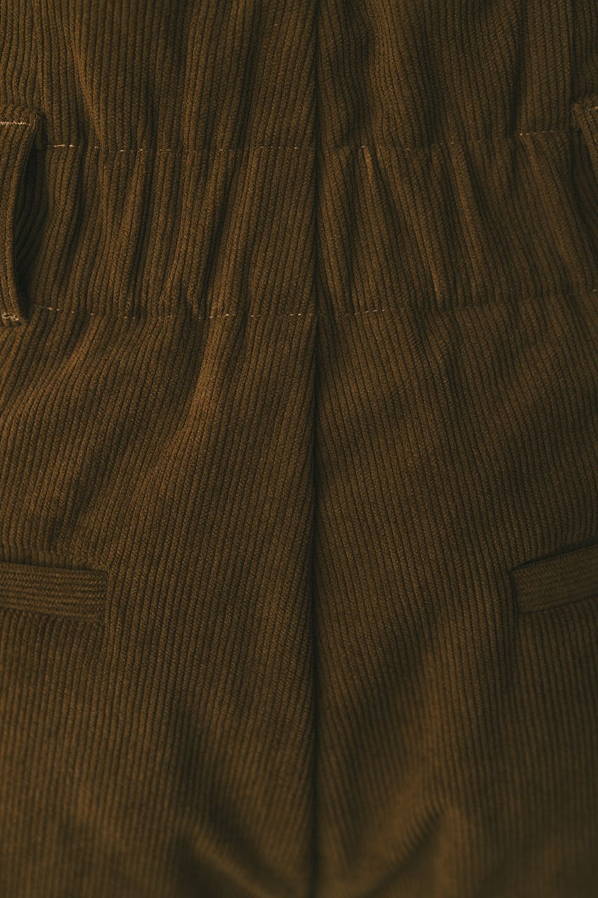 コーデュロイセミフレアパンツ CAM M