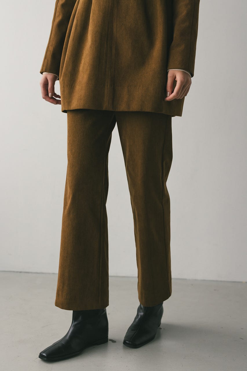 コーデュロイセミフレアパンツ CAM M