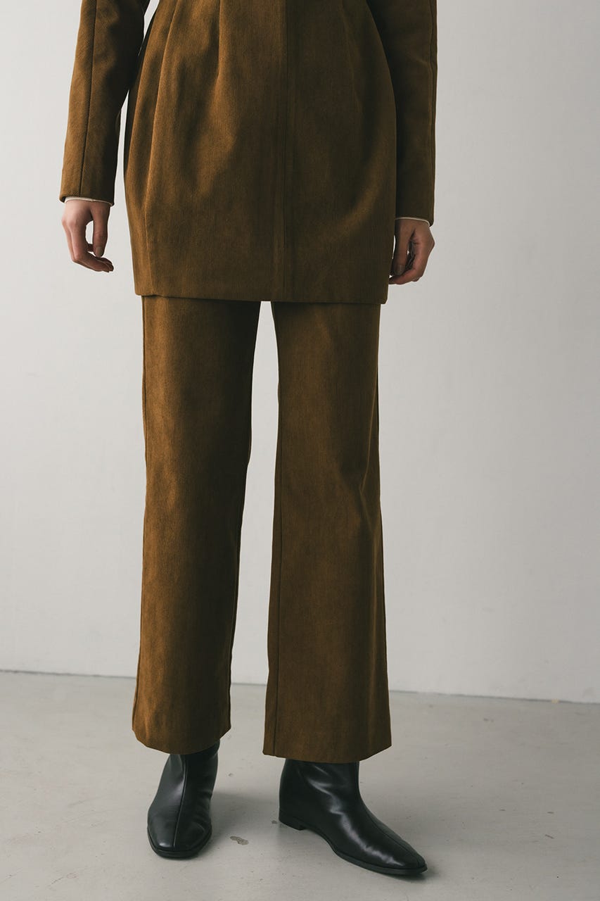 コーデュロイセミフレアパンツ CAM M