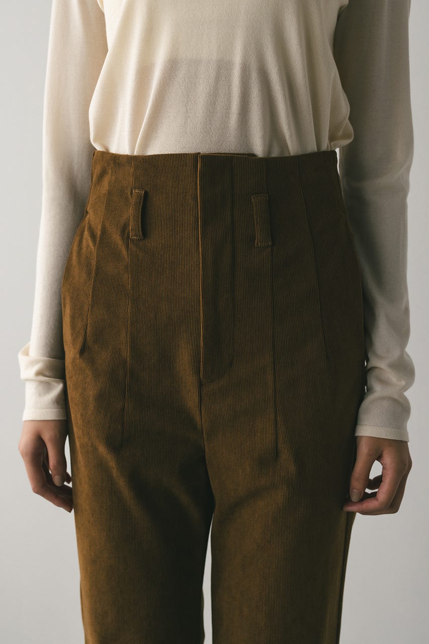 コーデュロイセミフレアパンツ CAM M