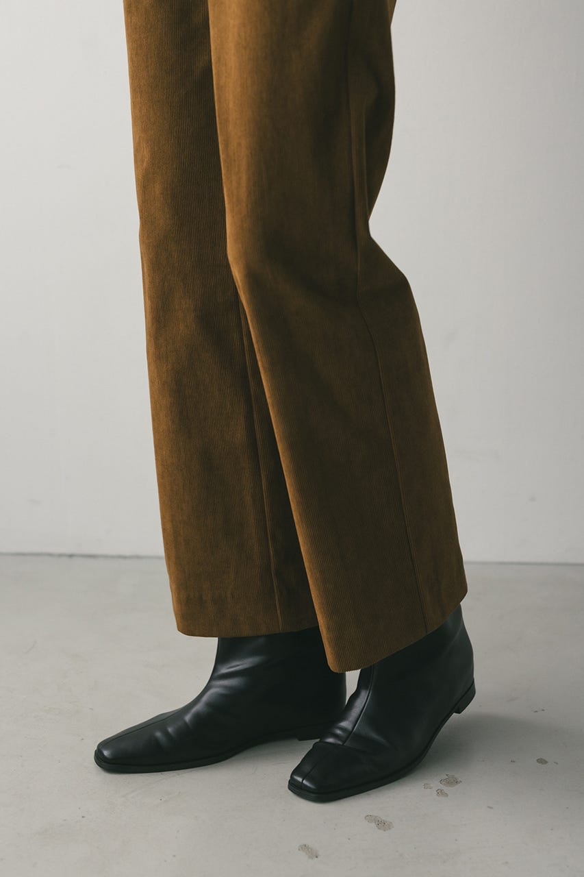 コーデュロイセミフレアパンツ CAM M