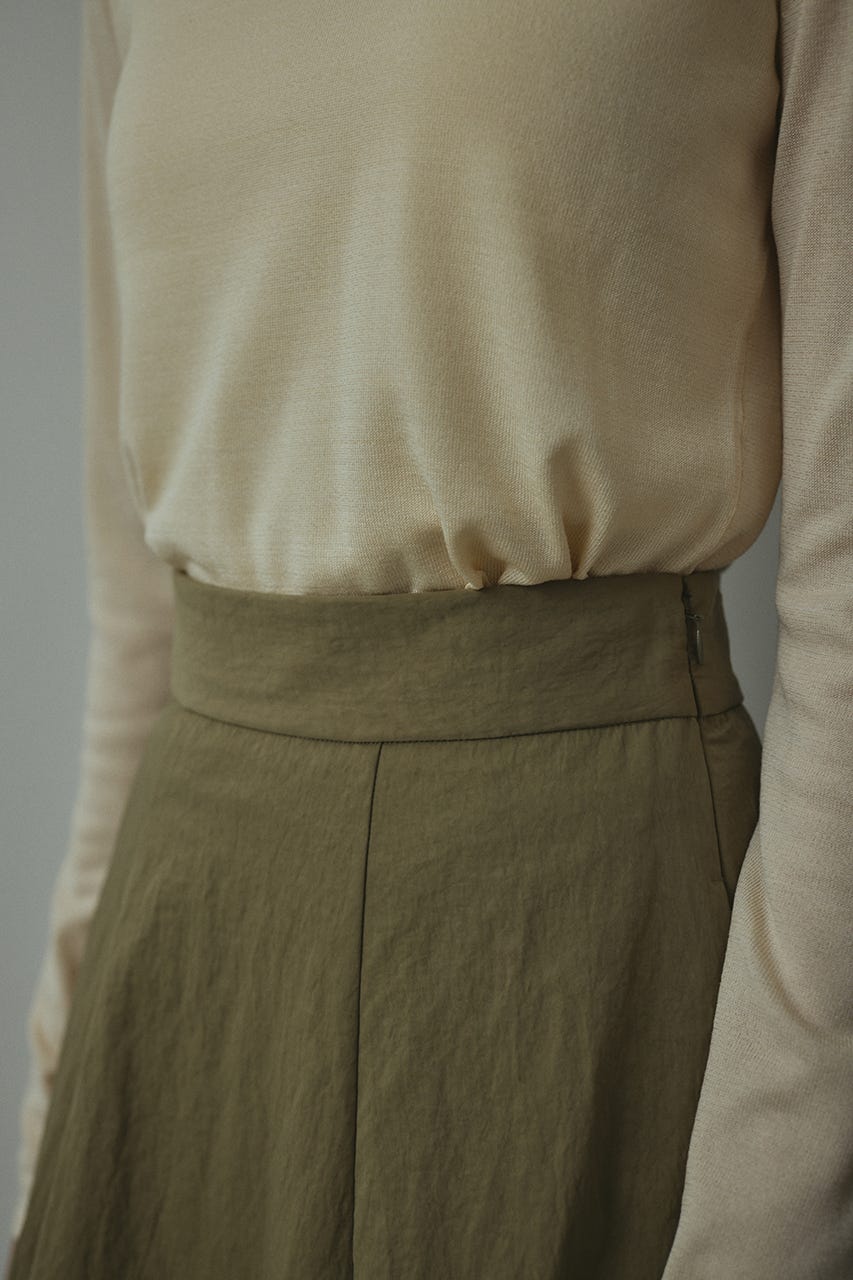 スラッシュパネルスカート KHA M