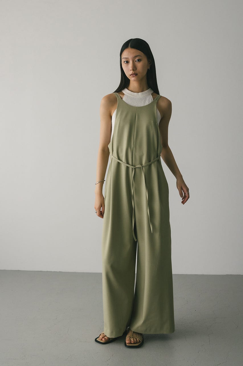 AMERI フラワー エンブロイダリー ロンパース オールインワン S Ameri（アメリ）の「NORA FLOWER EMBROIDERY ROMPERS（つなぎ