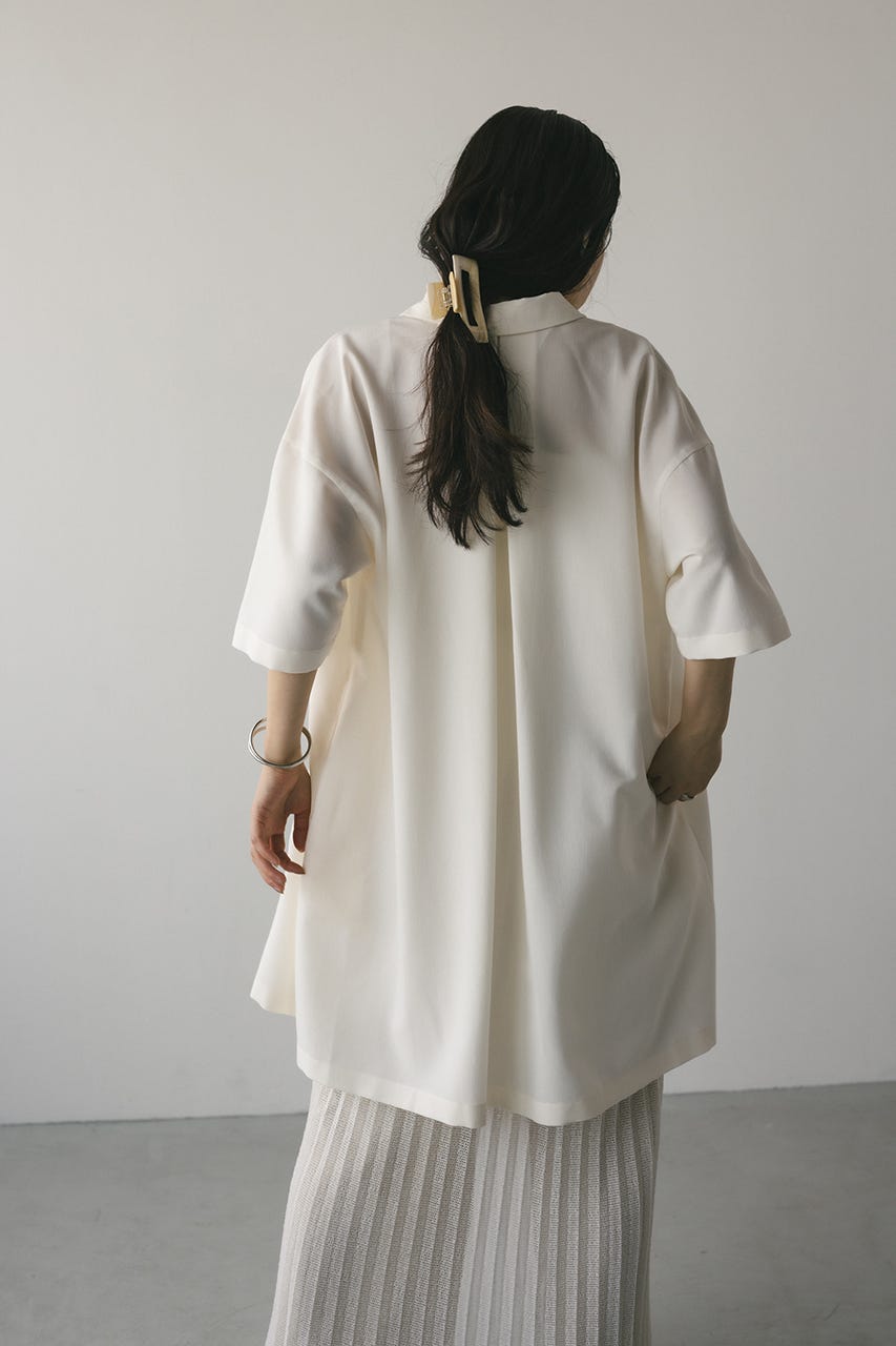 Maker's Shirt with Vis ロングシャツワンピース　M アソート柄ロングシャツワンピース（ミドルワンピース