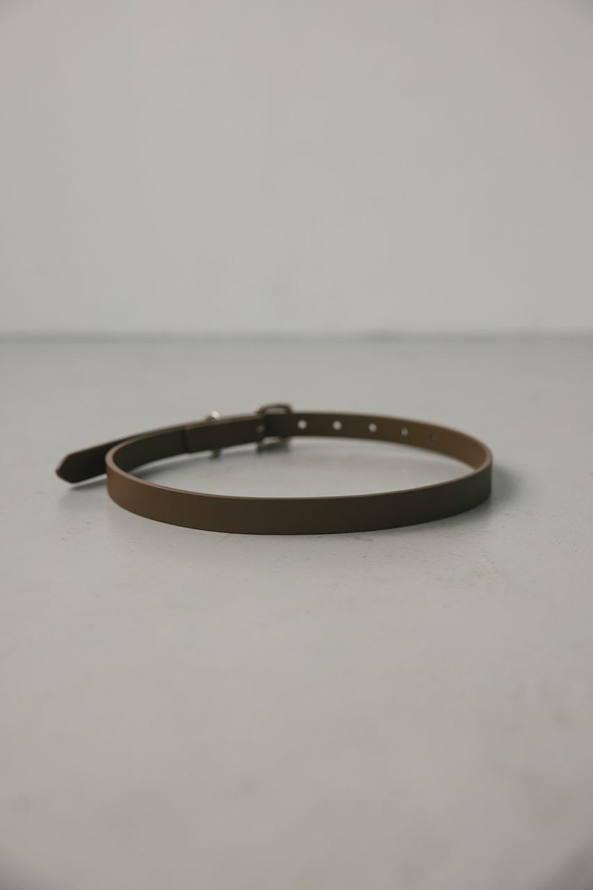 スプリットレザーナローベルト BRN FREE