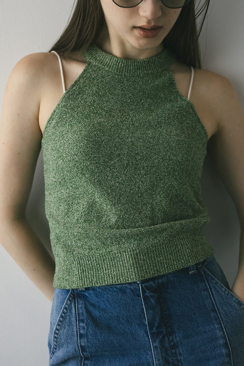 STYLEMIXER | パイルアメスリニットトップ (タンクトップ