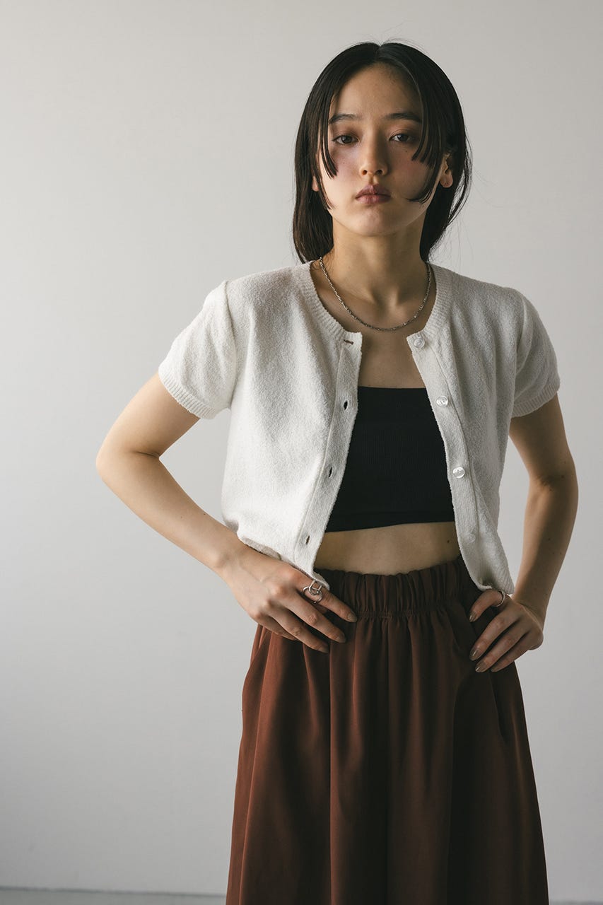 STYLEMIXER | 2WAYパイルニットコンパクトトップ (ニット