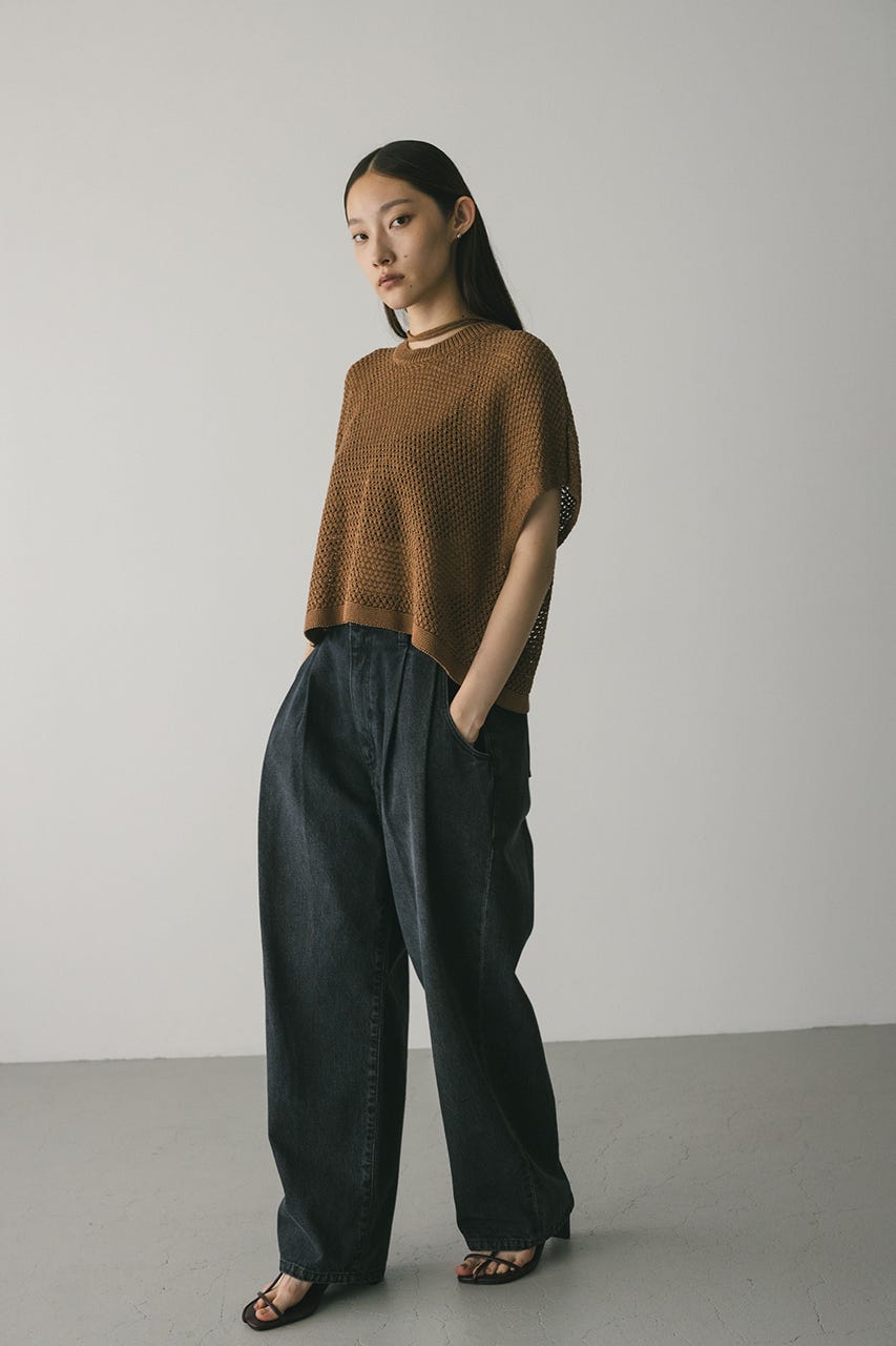 itimi ヴィンテージ ニット 編み クロシェ tops トップス
