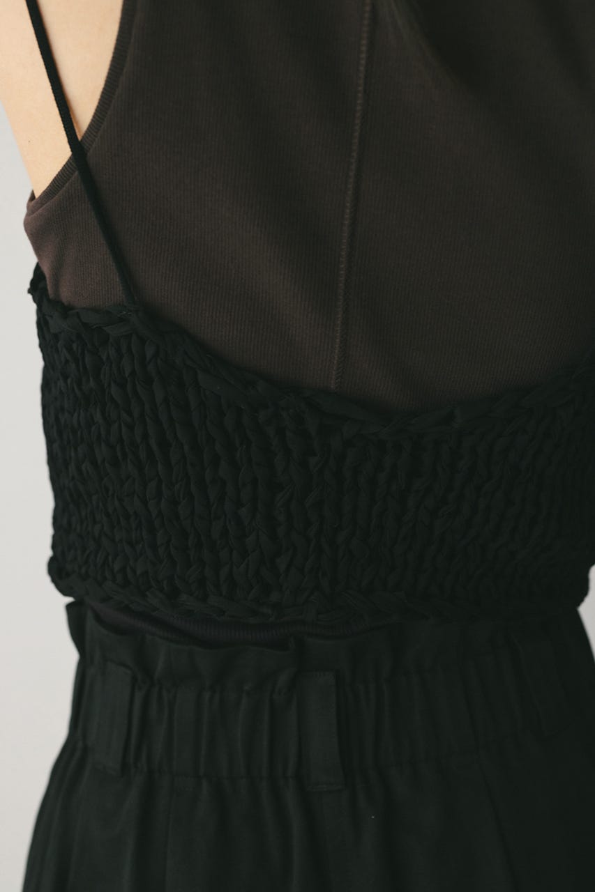 ハンドメイドニットビスチェ BLK FREE