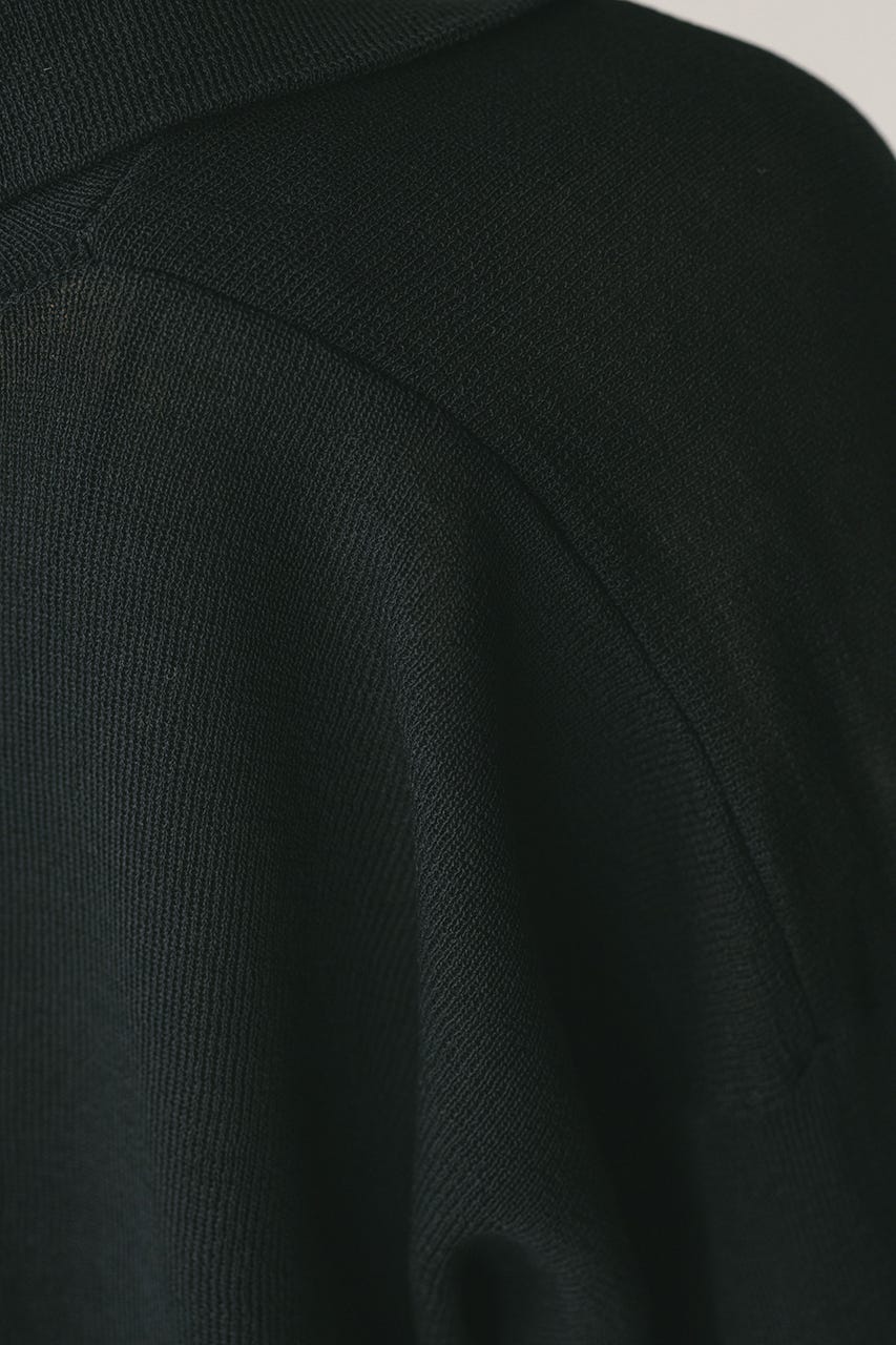 テーラーカラーニットカーデ BLK FREE