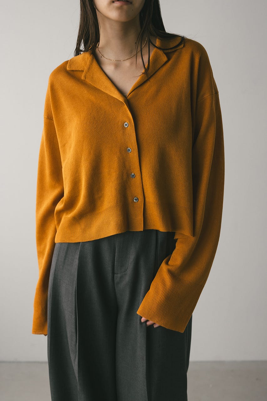 テーラーカラーニットカーデ ORG FREE