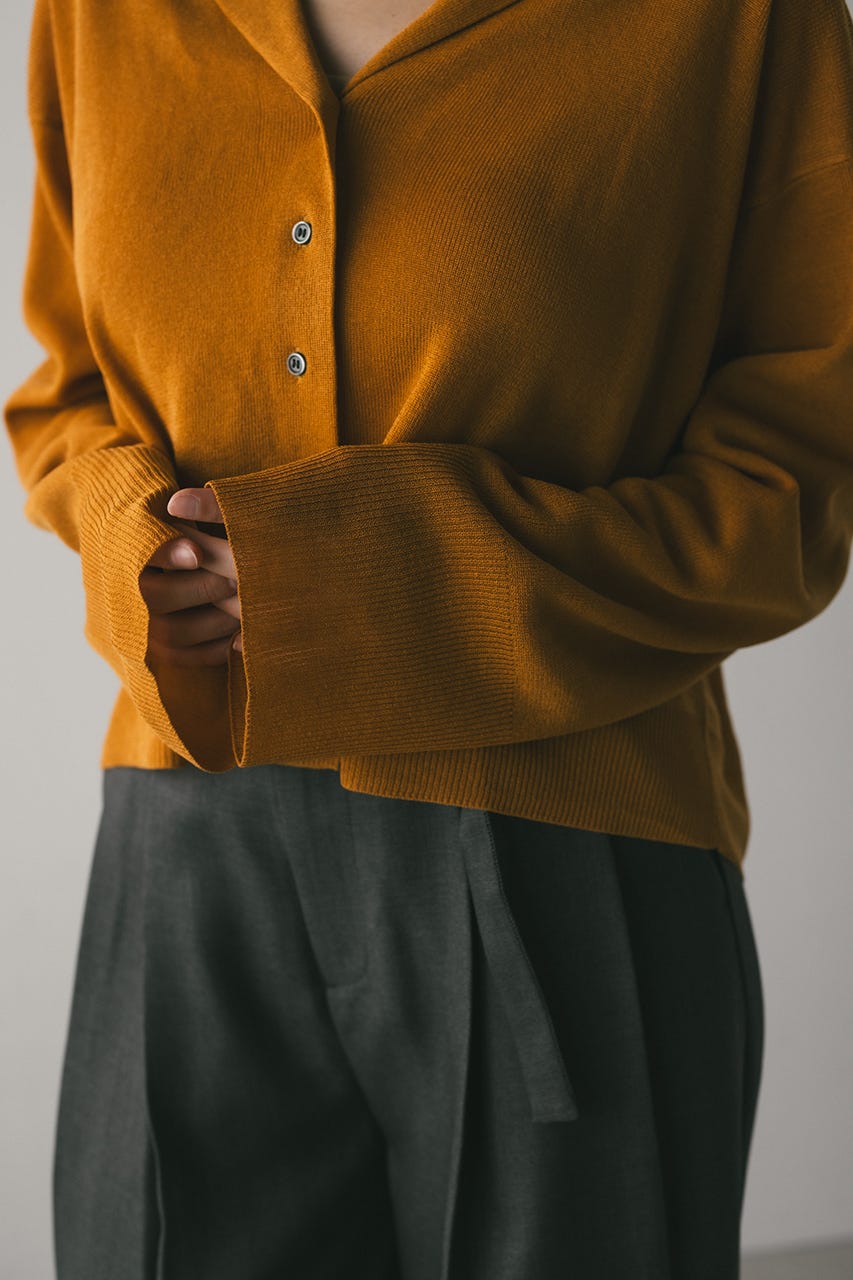 テーラーカラーニットカーデ ORG FREE