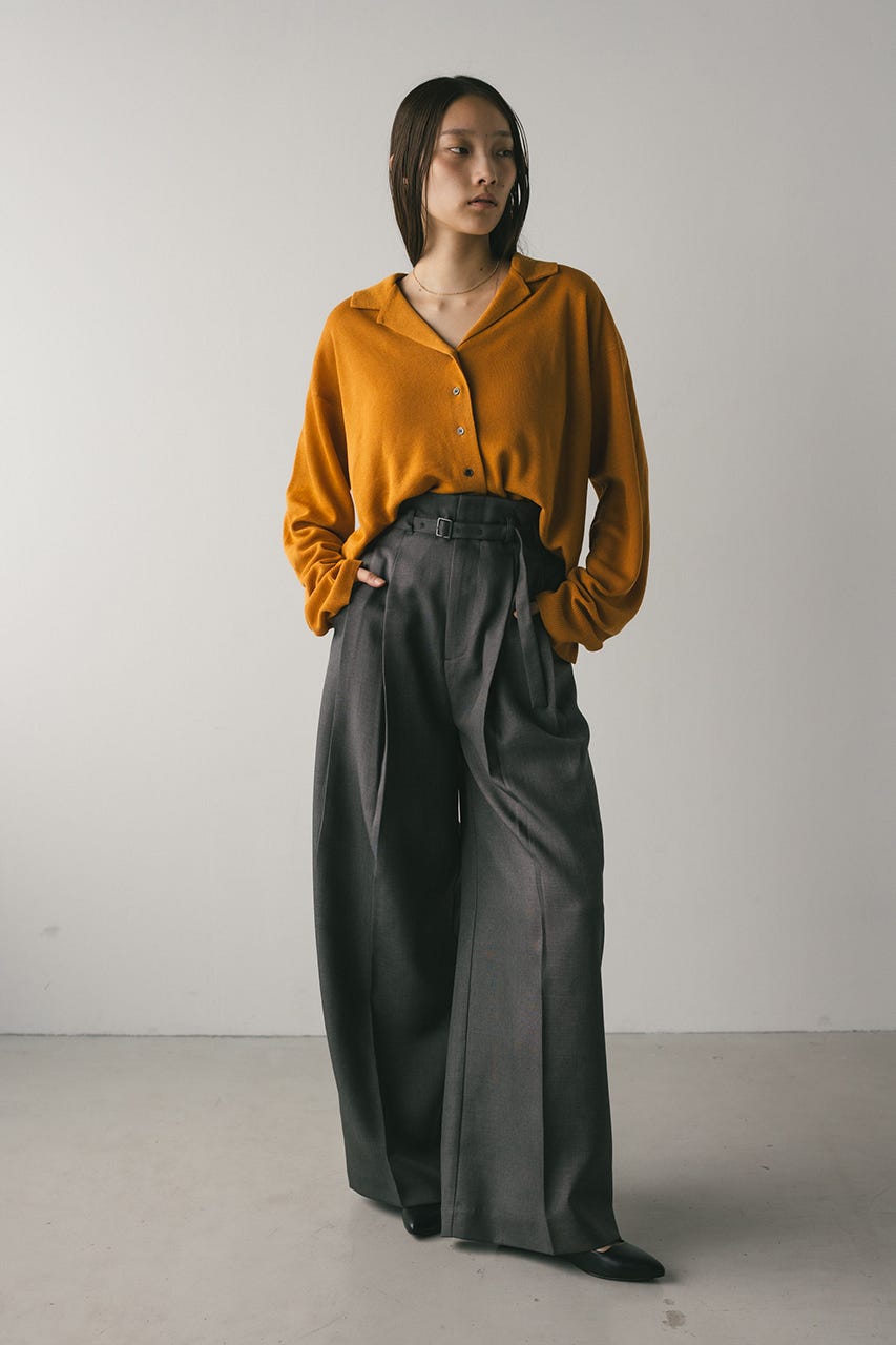 テーラーカラーニットカーデ ORG FREE