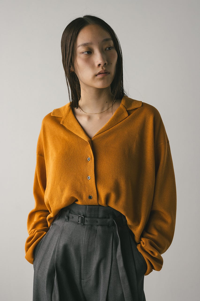 テーラーカラーニットカーデ ORG FREE