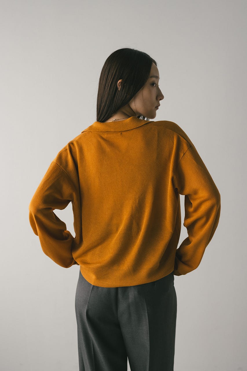 テーラーカラーニットカーデ ORG FREE