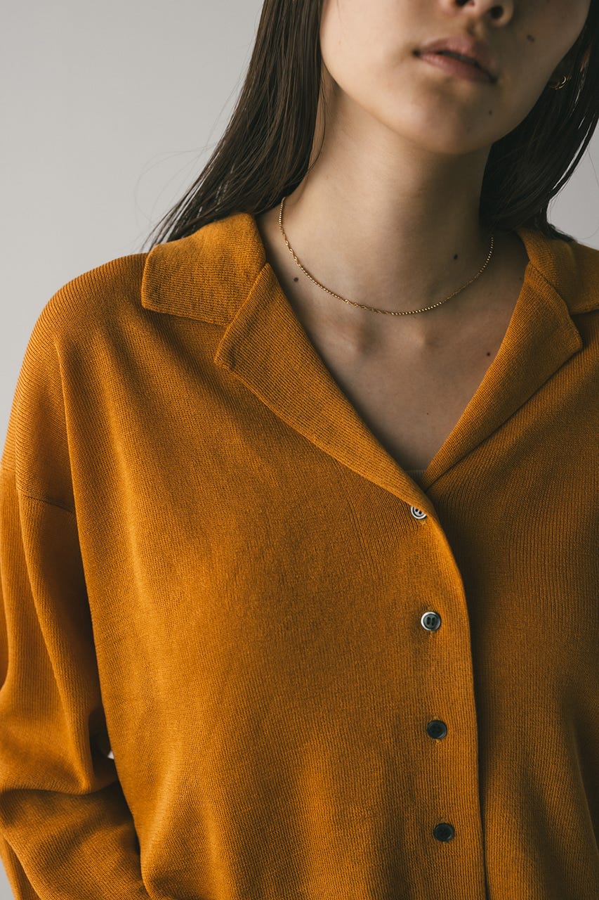 テーラーカラーニットカーデ ORG FREE