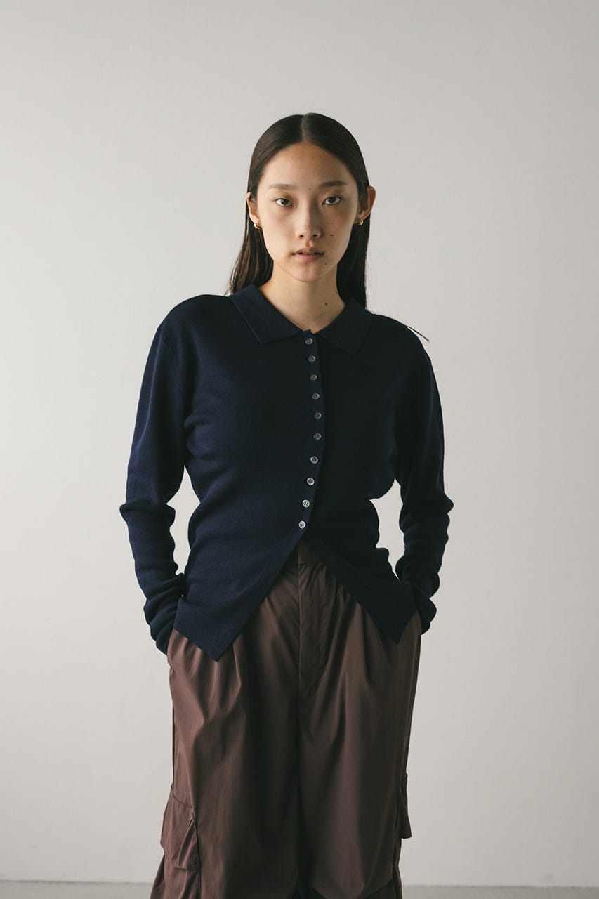 ネイビー h_t_m様 STYLEMIXER | 2WAYカラーニットポロ (ニット ) |SHEL'TTER WEBSTORE