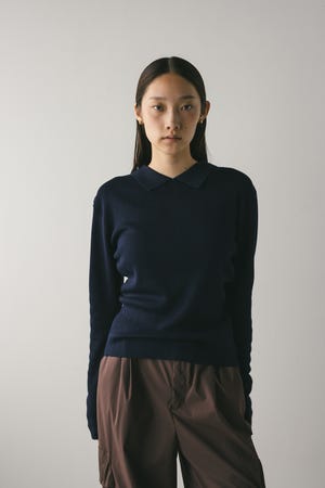 STYLEMIXER | 2WAYカラーニットポロ (ニット ) |SHEL'TTER WEBSTORE