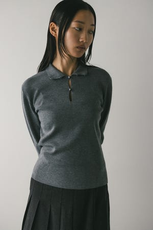 2WAYネックニットトップ