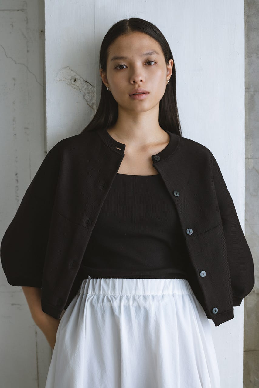【美品】STYLEMIXER パネルフォルムカーディガン STYLEMIXER | パネルフォルムカーディガン (カーディガン