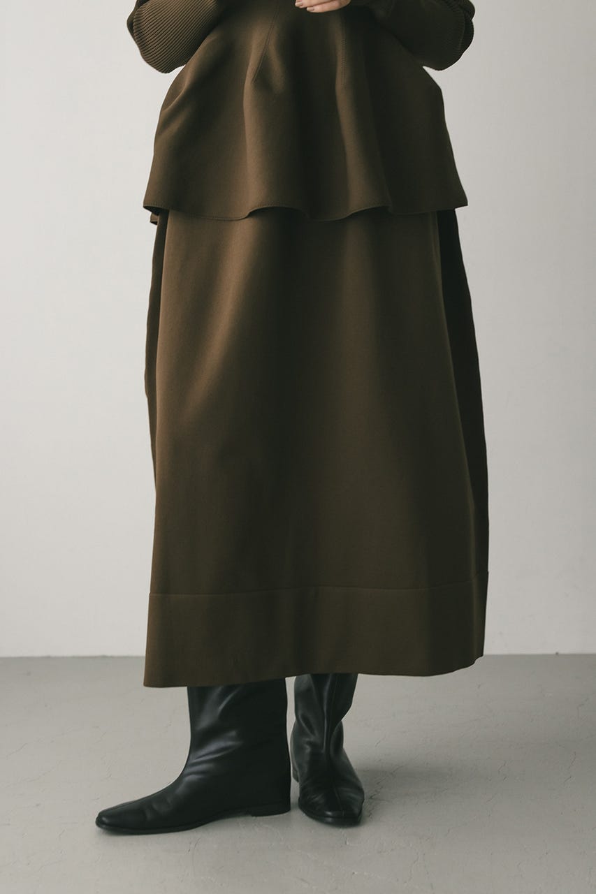 ドッキングフォルムニットワンピース KHA M